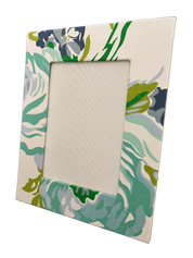 Draper Fabric Picture Frame - Princess Grace Rose - Blue