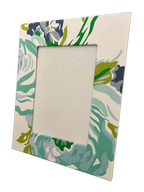 Draper Fabric Picture Frame - Princess Grace Rose - Blue
