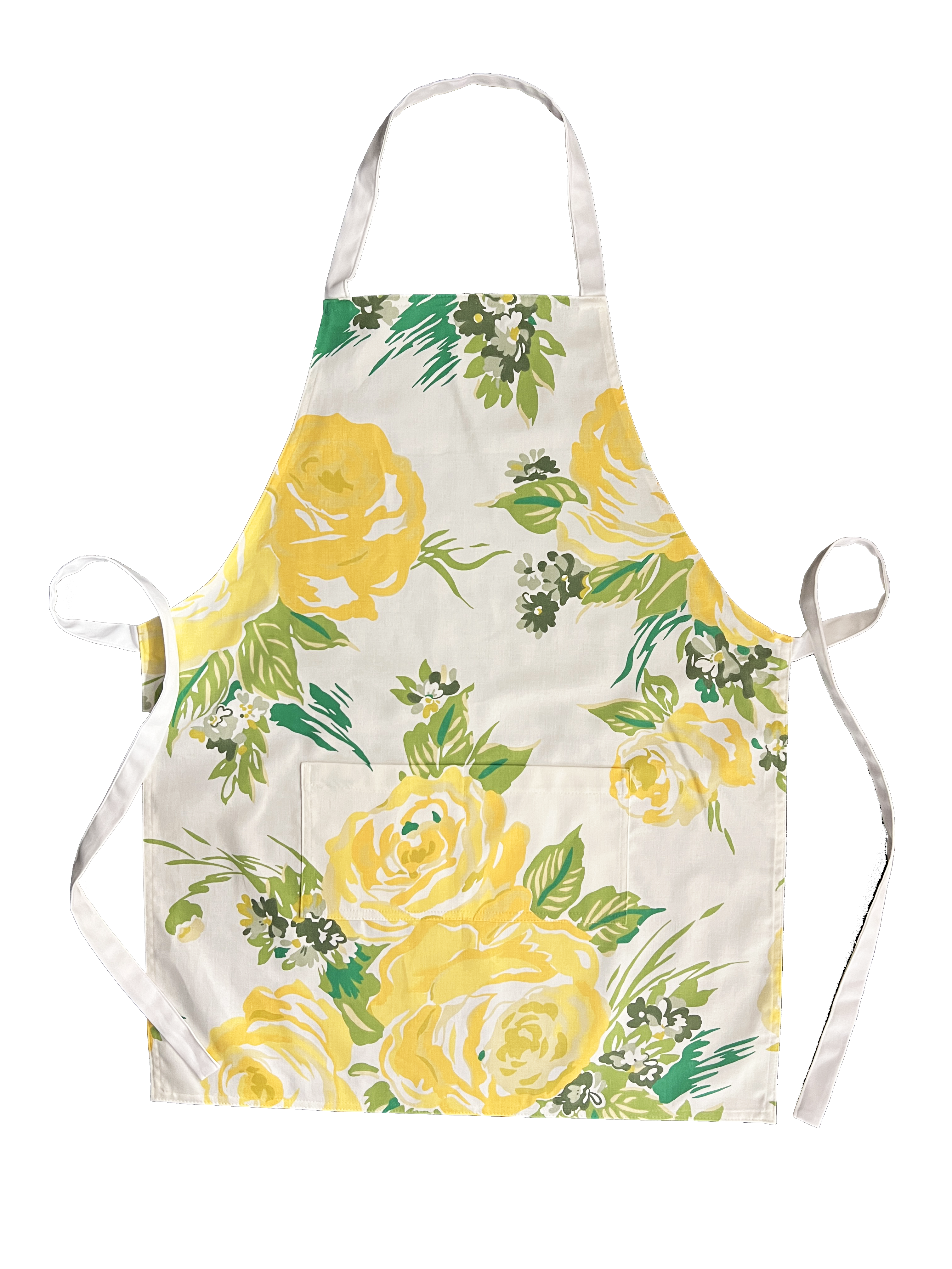 Draper Fabric Apron - Princess Grace Rose Yellow