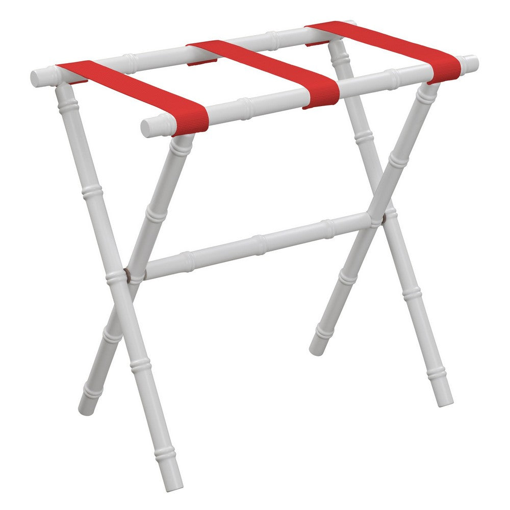 Bamboo Carved Wood Luggage Rack – Dorothy Draper Home