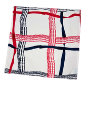 Set of Four Napkins - Nahant Ribbon Red/Blue