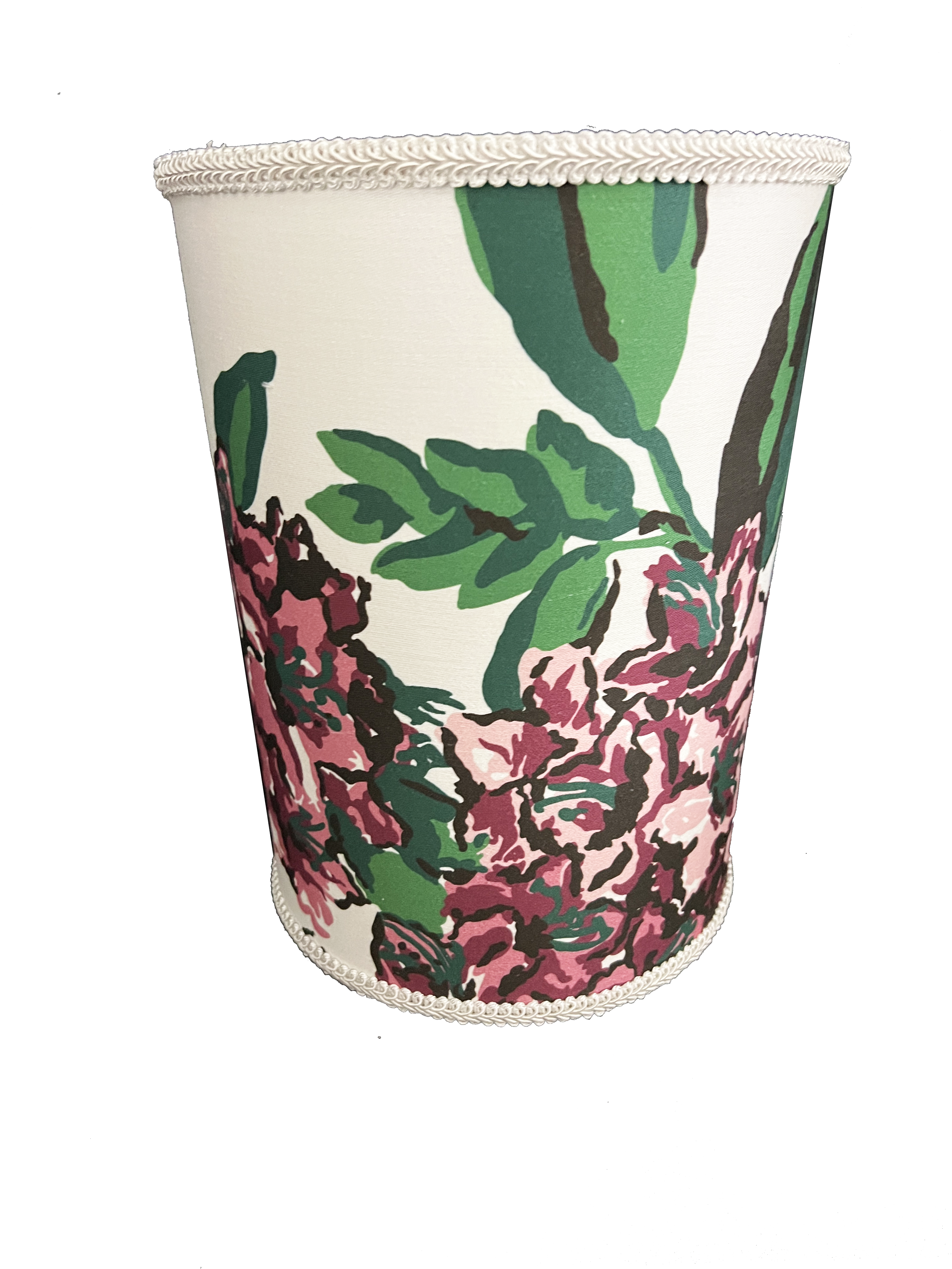 Waste Basket - Rhododendron White