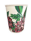 Waste Basket - Rhododendron White