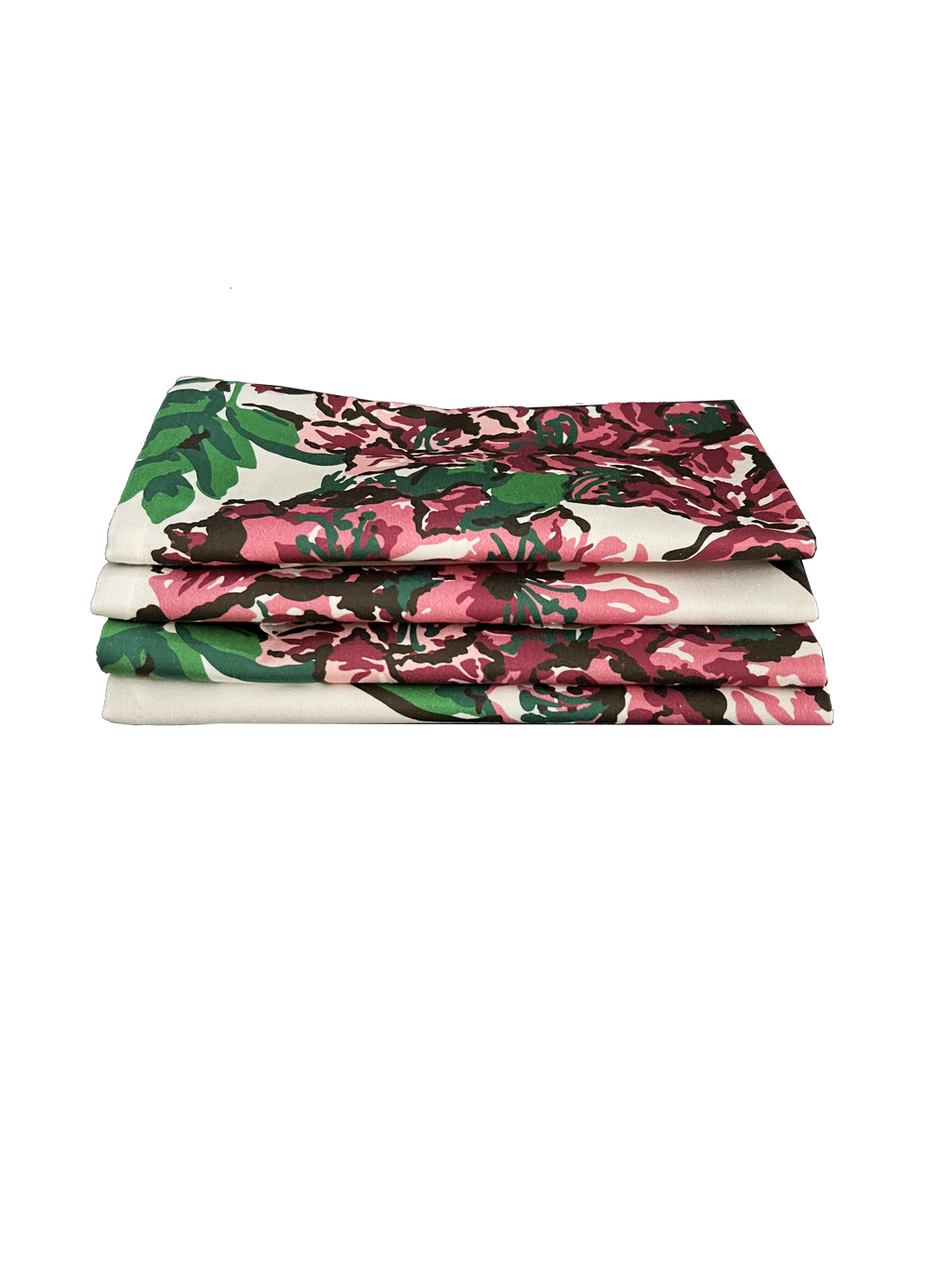 Set of Four Dinner Napkins - Rhododendron White