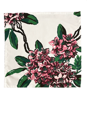 Set of Four Dinner Napkins - Rhododendron White