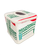 Draper Fabric Tissue Holder - Nahant Ribbon Festive