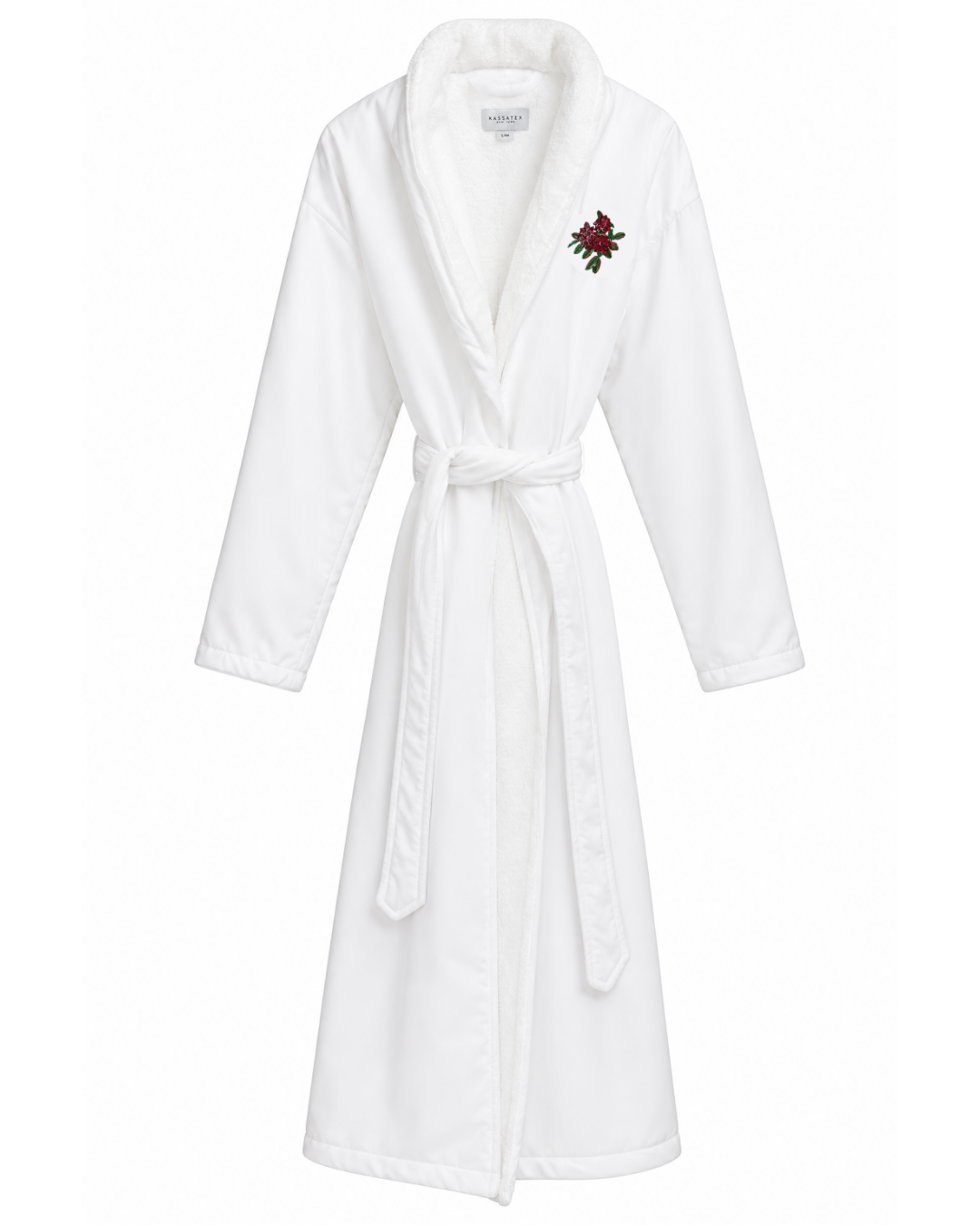 Rhododendron Embroidered Spa Robe