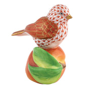 Herend Bird on Peach