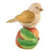 Herend Bird on Peach