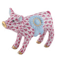 Herend Blue Ribbon Pig