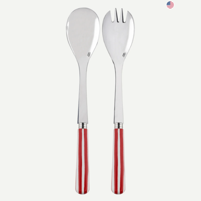 Sabre Stripe Salad Set
