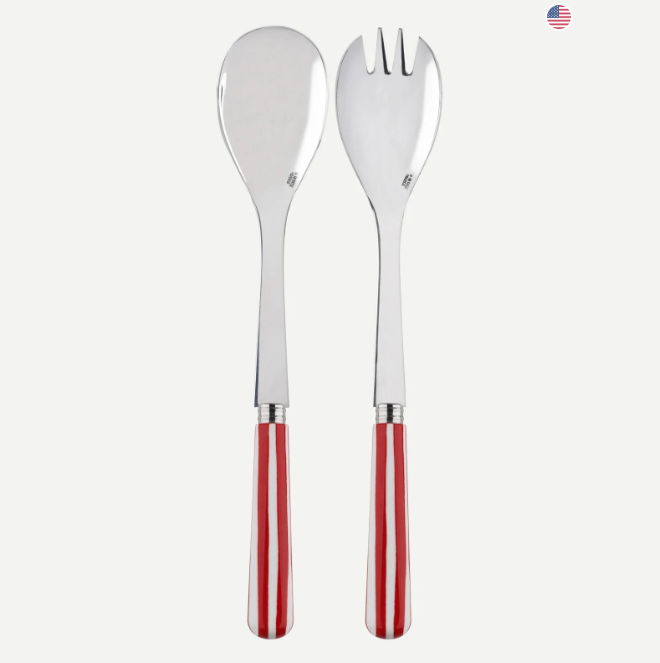 Sabre Stripe Salad Set