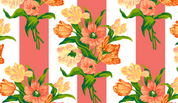 Anniversary Tulip - Azalea Fabric