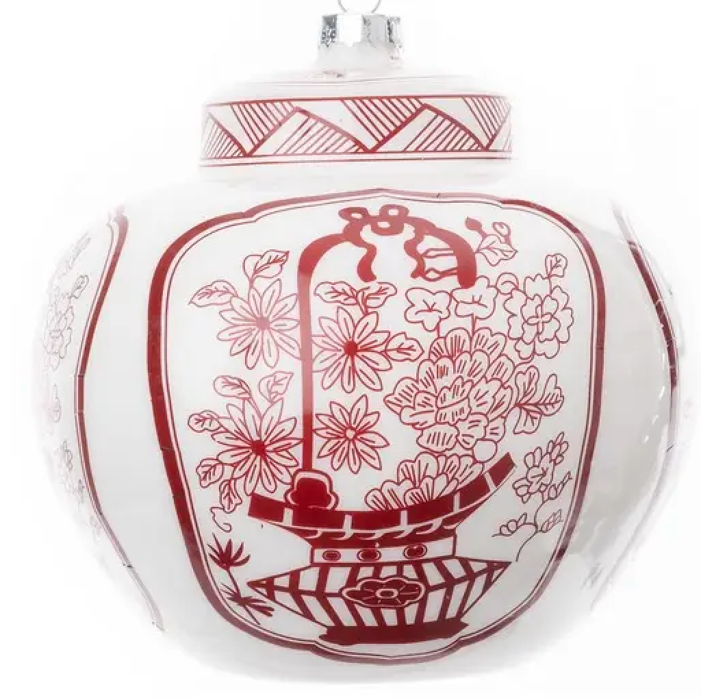 Chinoiserie Jar Ornament