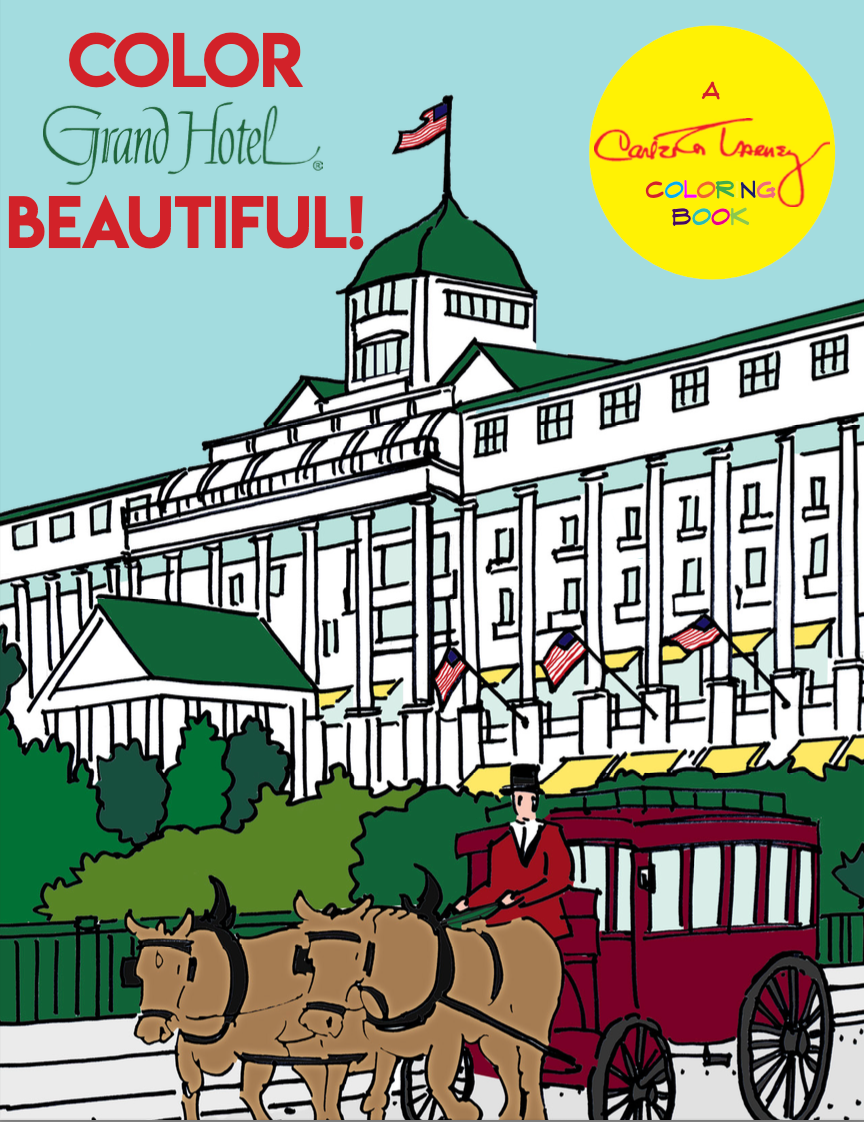 Color Grand Hotel Beautiful Coloring Book