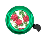 Grand Geranium Printed Bicycle Bell