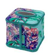 Draper Fabric Tissue Holder - Snapdragon Mint
