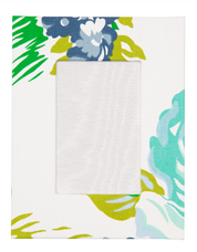 Draper Fabric Picture Frame - Princess Grace Rose - Blue