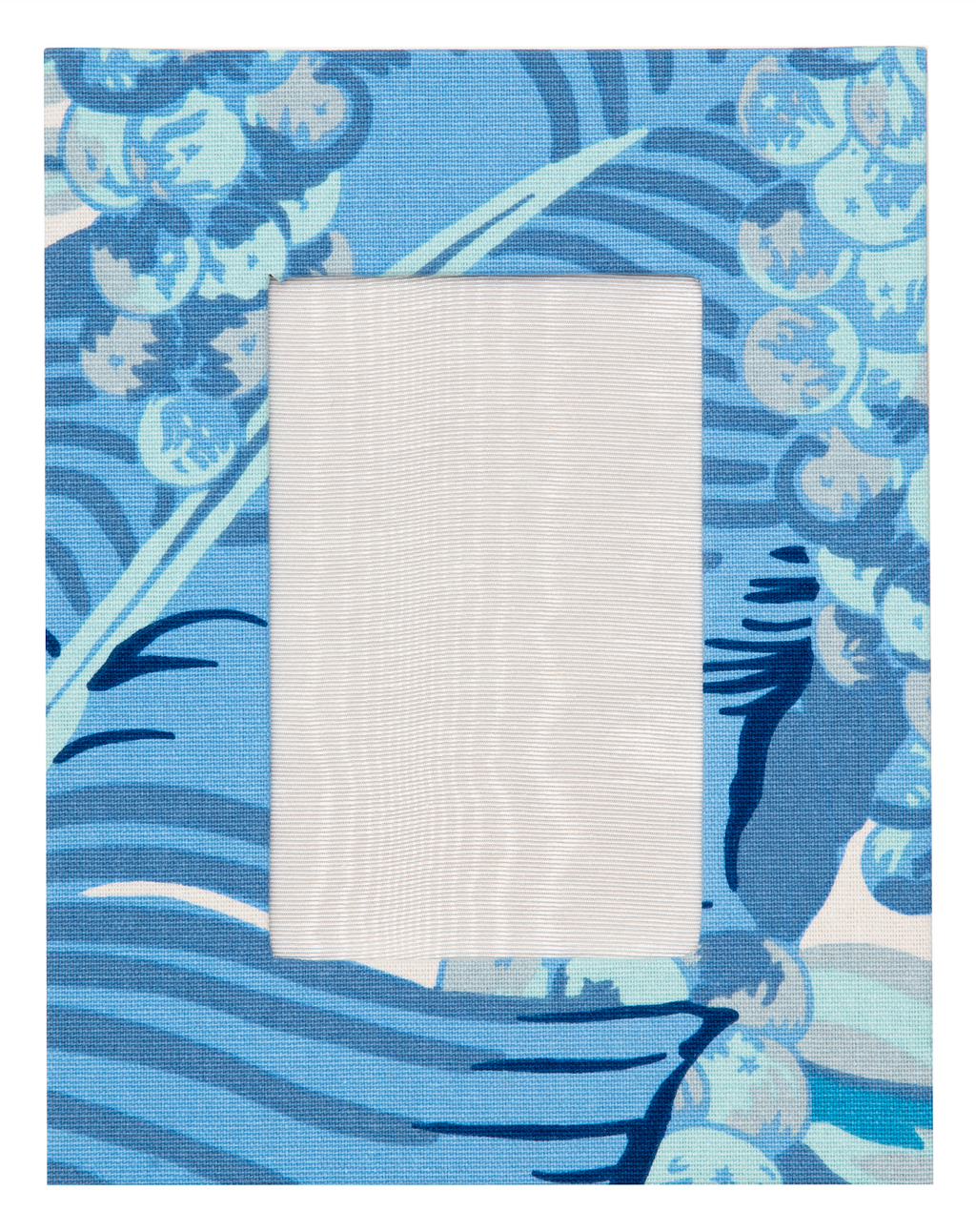 Draper Fabric Picture Frame - Brazilliance Blue