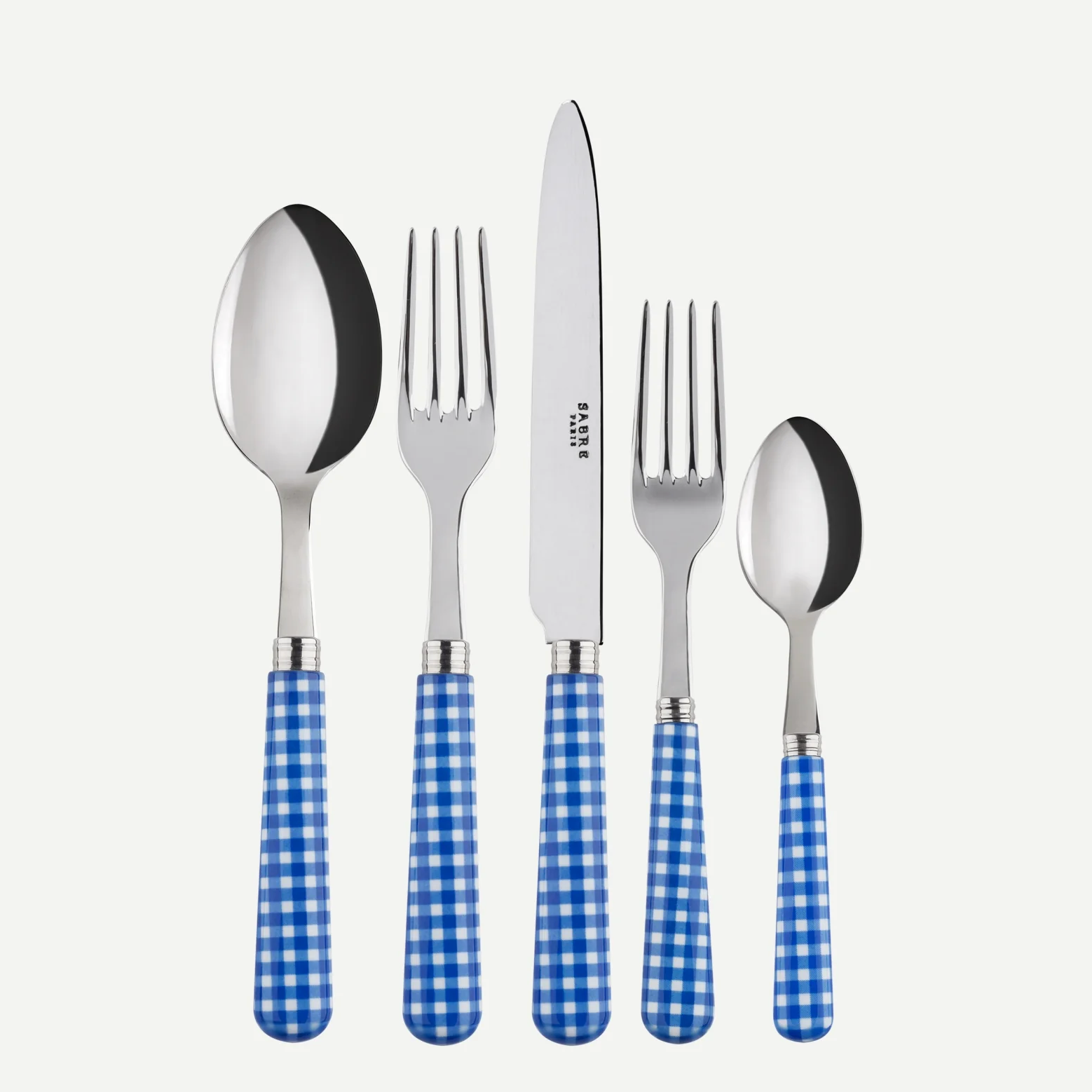 Sabre Gingham Flatware Set