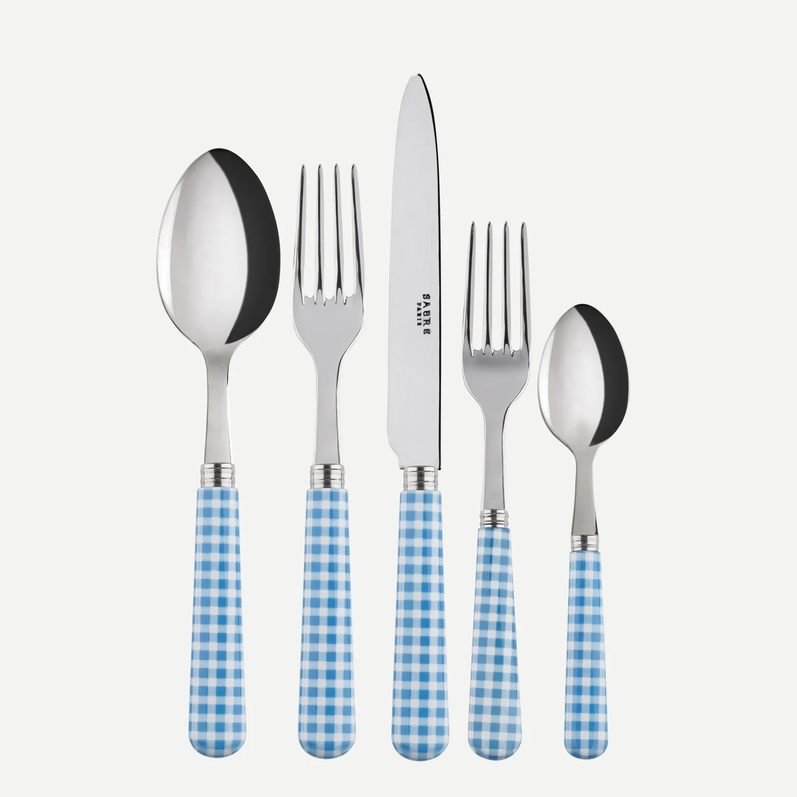 Sabre Gingham Flatware Set