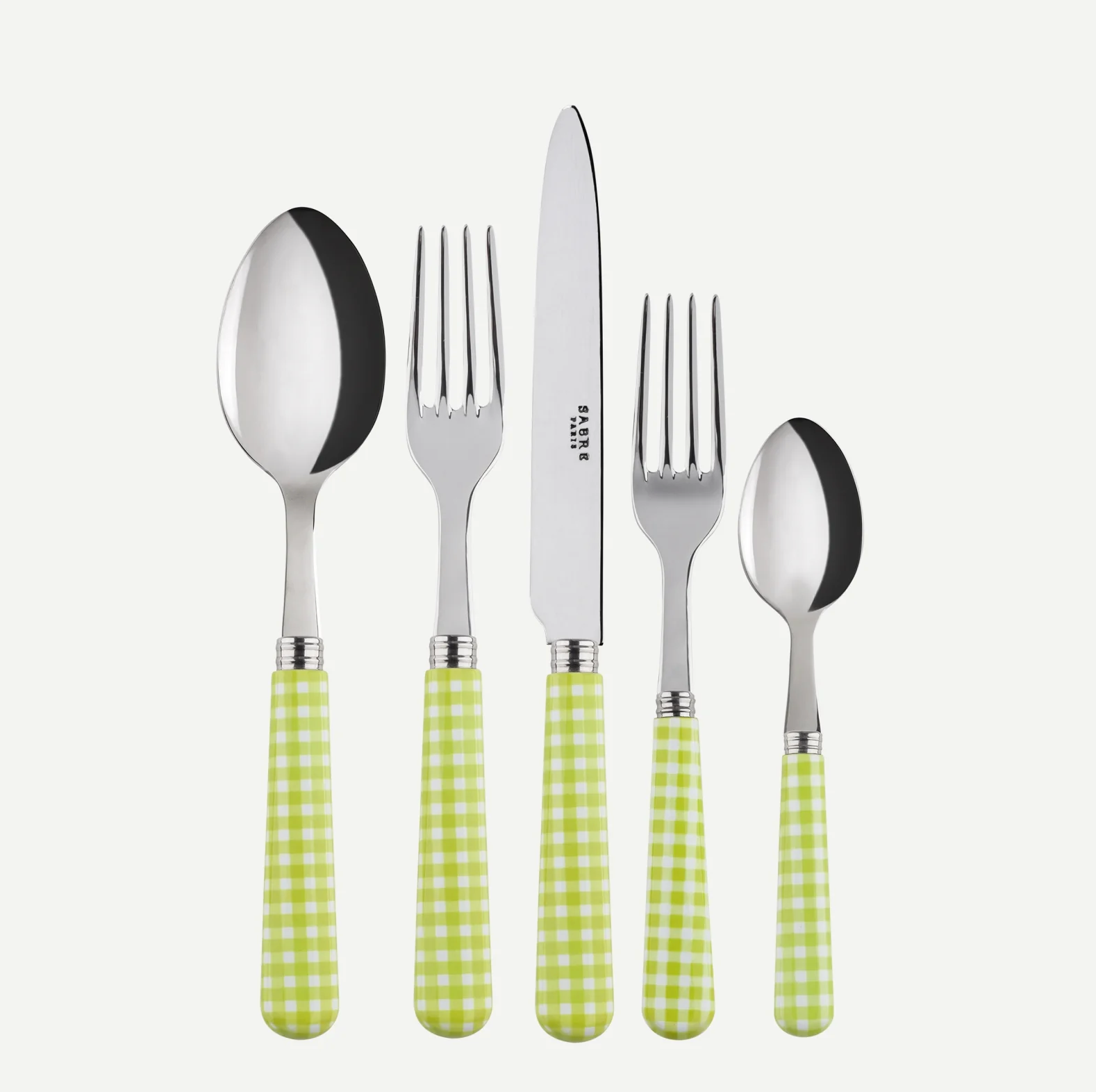 Sabre Gingham Flatware Set