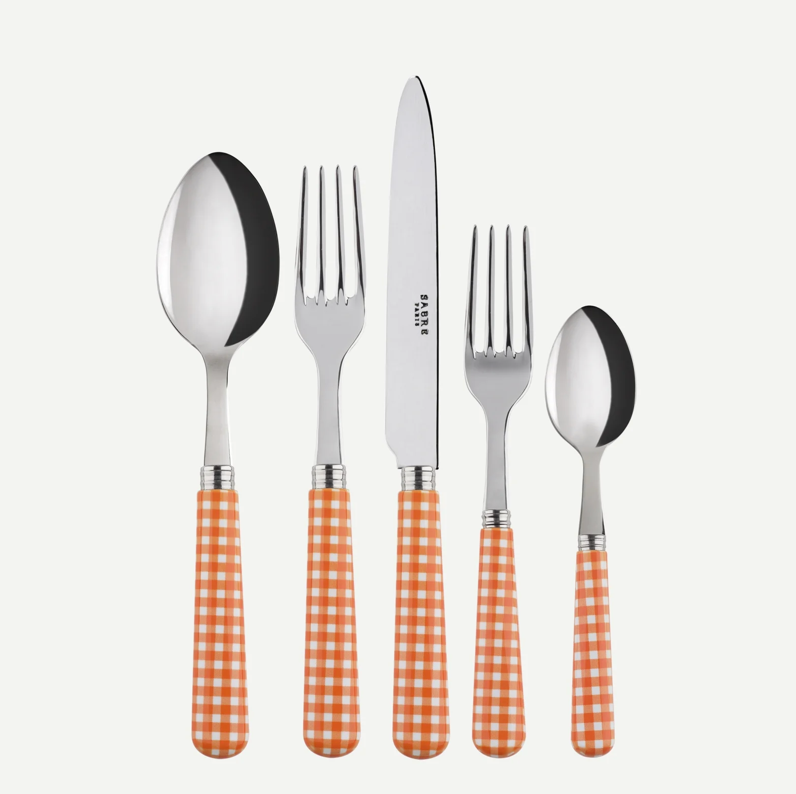 Sabre Gingham Flatware Set