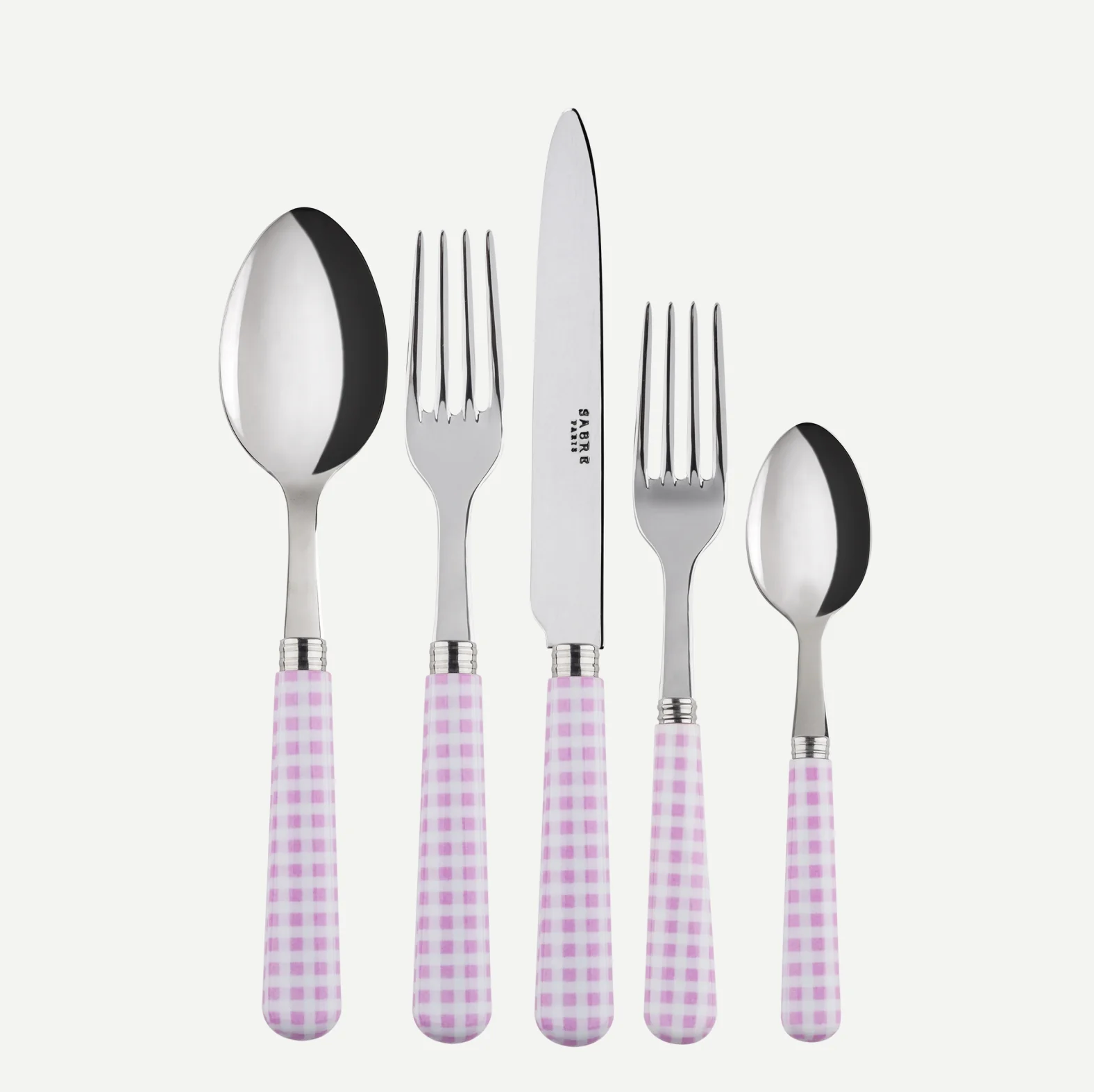 Sabre Gingham Flatware Set
