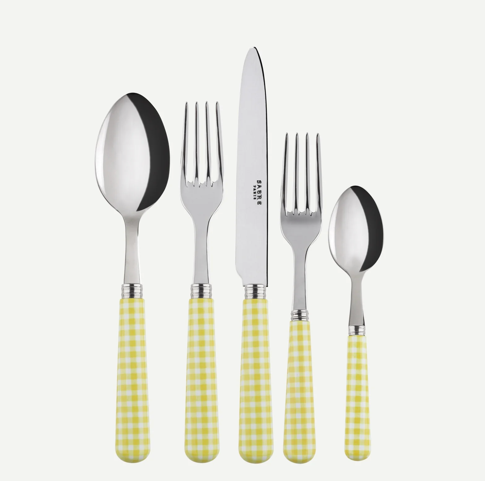 Sabre Gingham Flatware Set