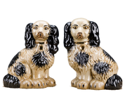 Staffordshire Dog - Large - Black