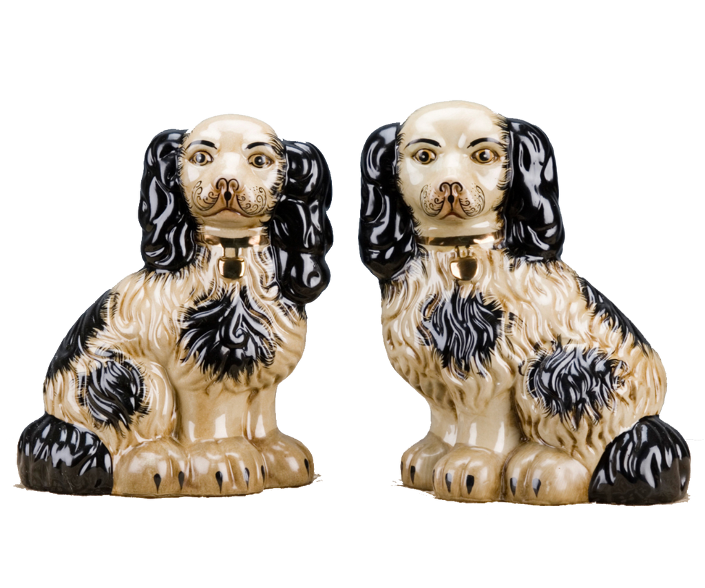 Staffordshire Dog - Large - Black