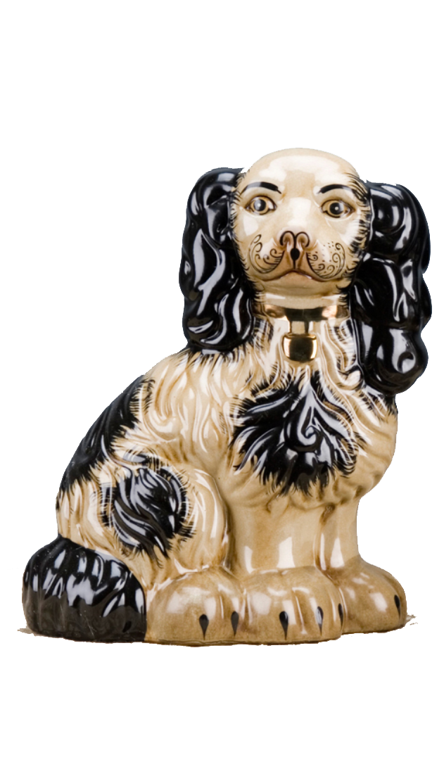 Staffordshire Dog - Large - Black