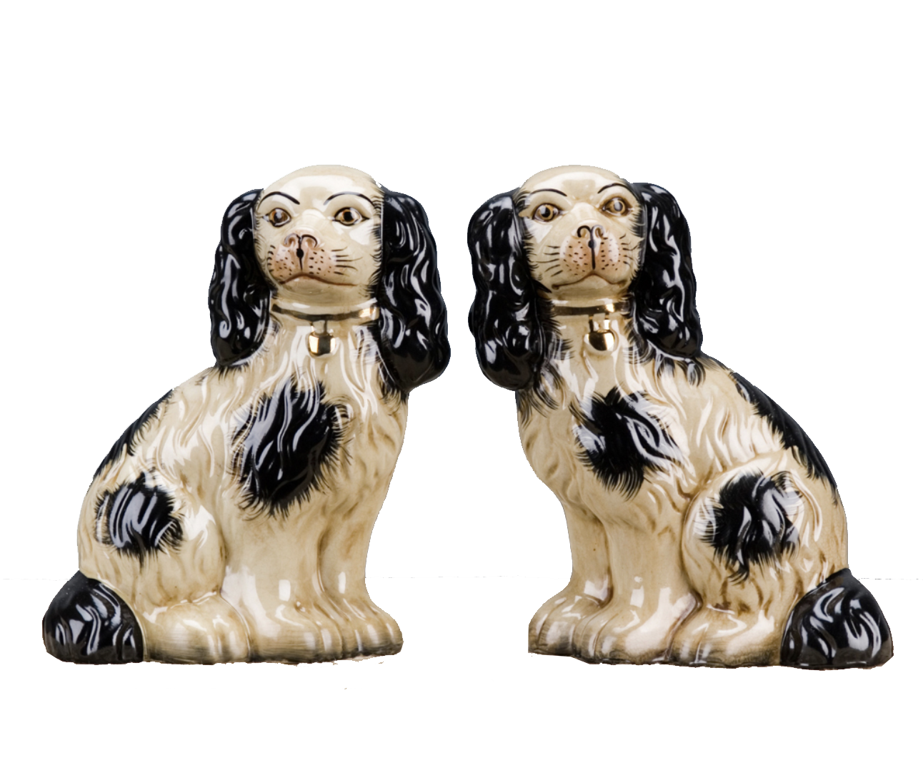 Staffordshire Dog - Medium - Black