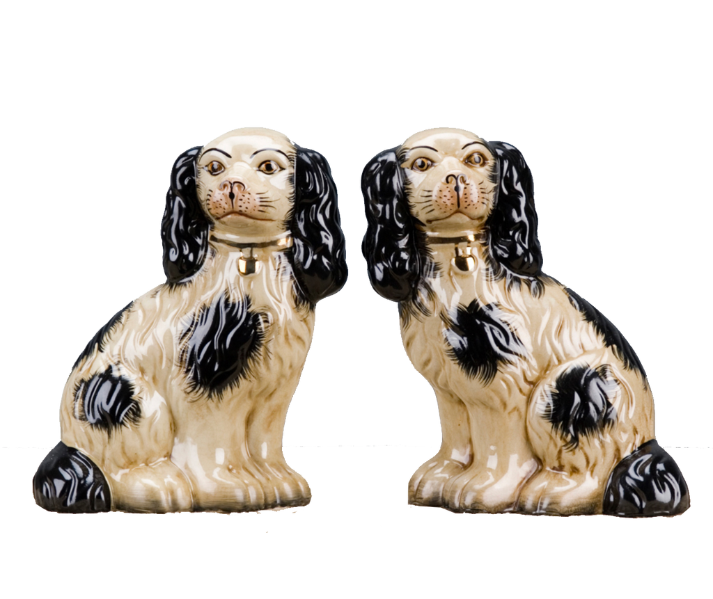 Staffordshire Dog - Medium - Black