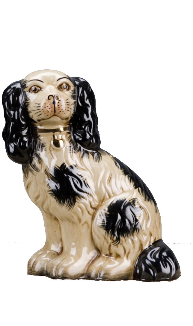 Staffordshire Dog - Medium - Black