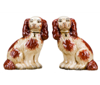 Staffordshire Dog - Medium - Rust