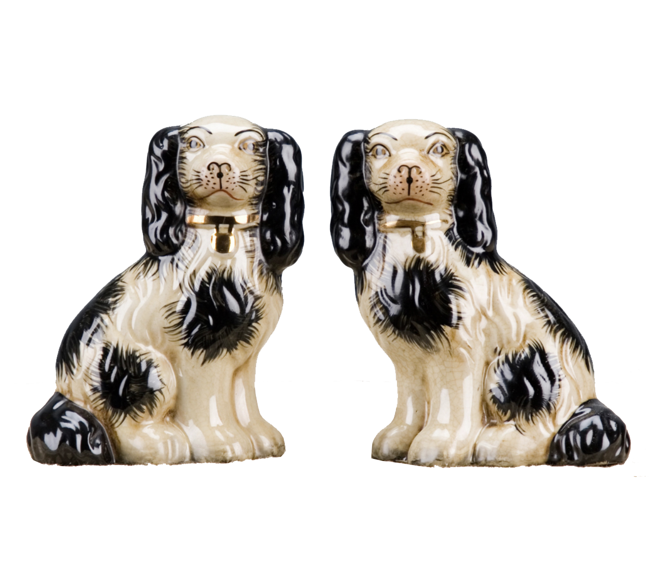 Staffordshire Dog - Small - Black