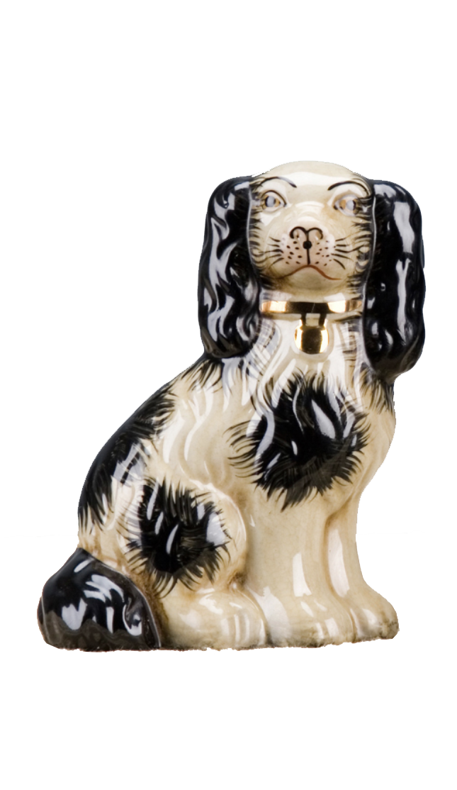 Staffordshire Dog - Small - Black