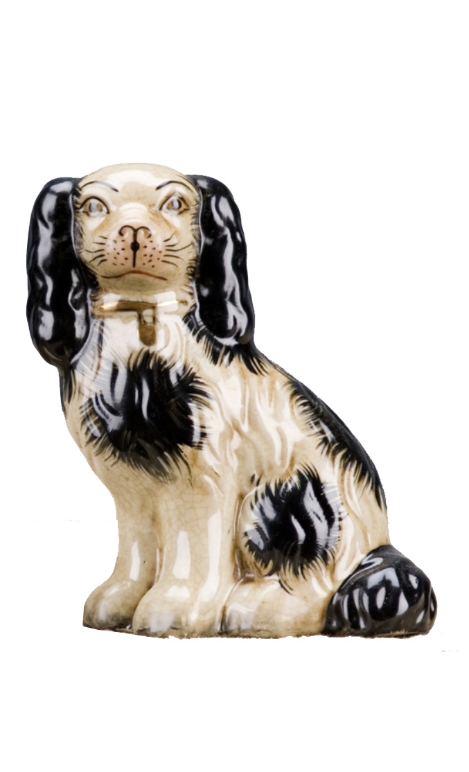 Staffordshire Dog - Small - Black