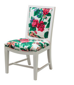 Floral Back Side Chair