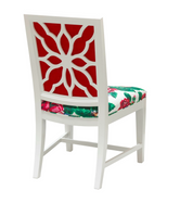 Floral Back Side Chair