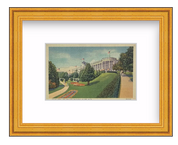 Vintage Framed Grand Hotel Postcard