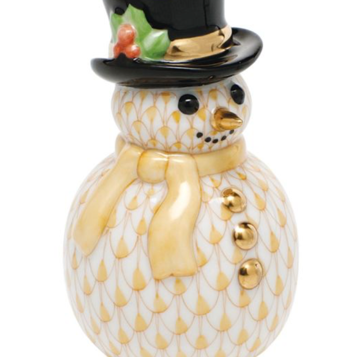 Herend Snowman With Scarf