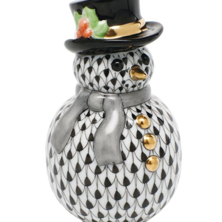 Herend Snowman With Scarf