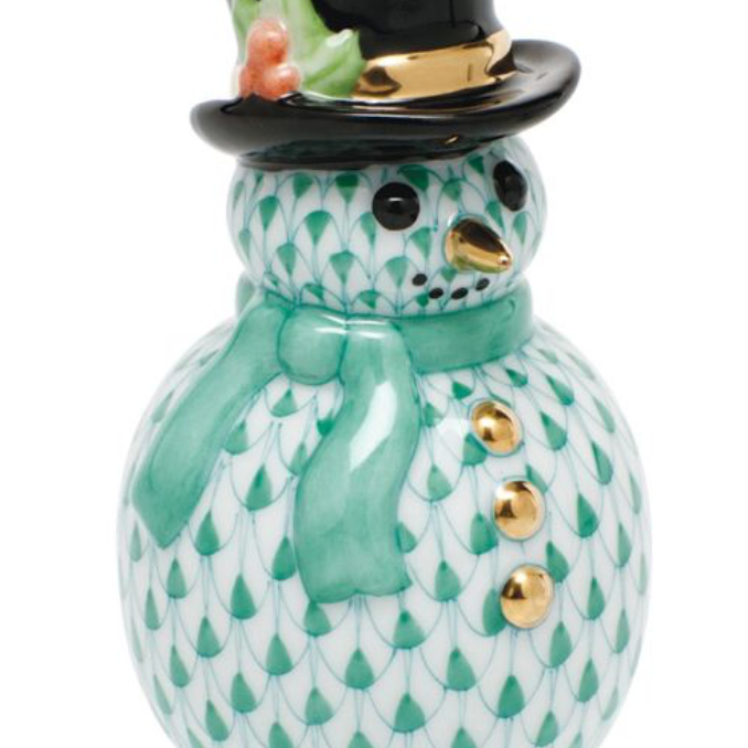 Herend Snowman With Scarf