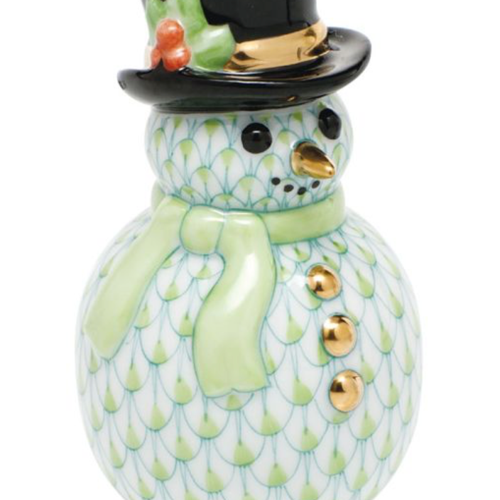 Herend Snowman With Scarf