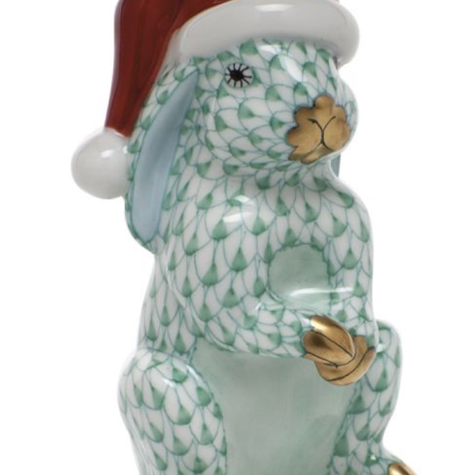 Herend Santa Bunny