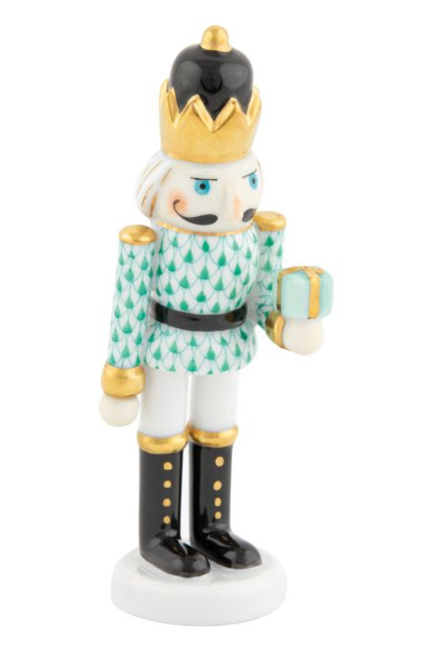 Herend Nutcracker With Gift