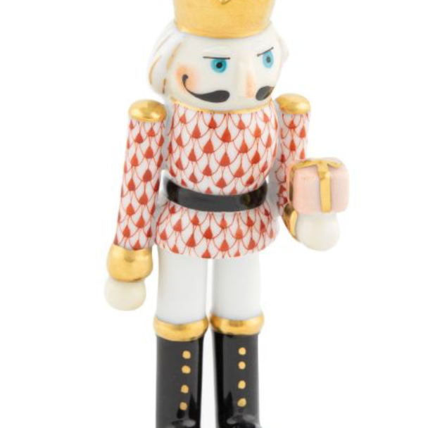 Herend Nutcracker With Gift