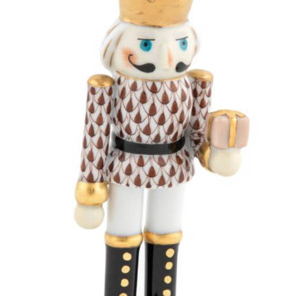 Herend Nutcracker With Gift